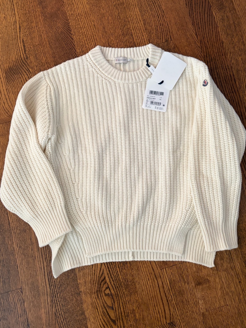 Moncler - NEW Rib Wool Sweater Size Large